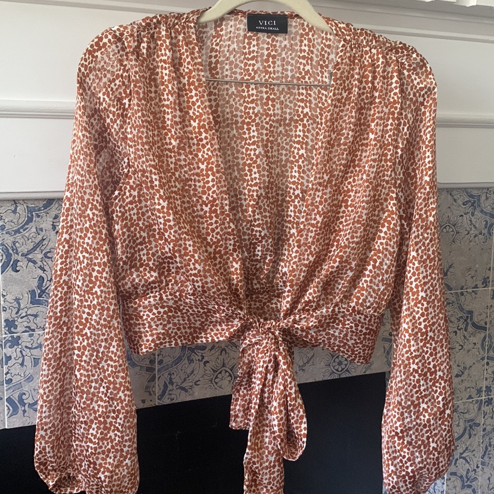 Vici Collection Matching Set Crop Blouse & Maxi S… - image 5